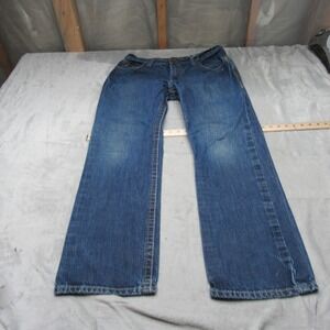 Ariat FR Jeans Mens 34x30 Medium Wash Denim M4 Relaxed Boot Flame Resistant Fade